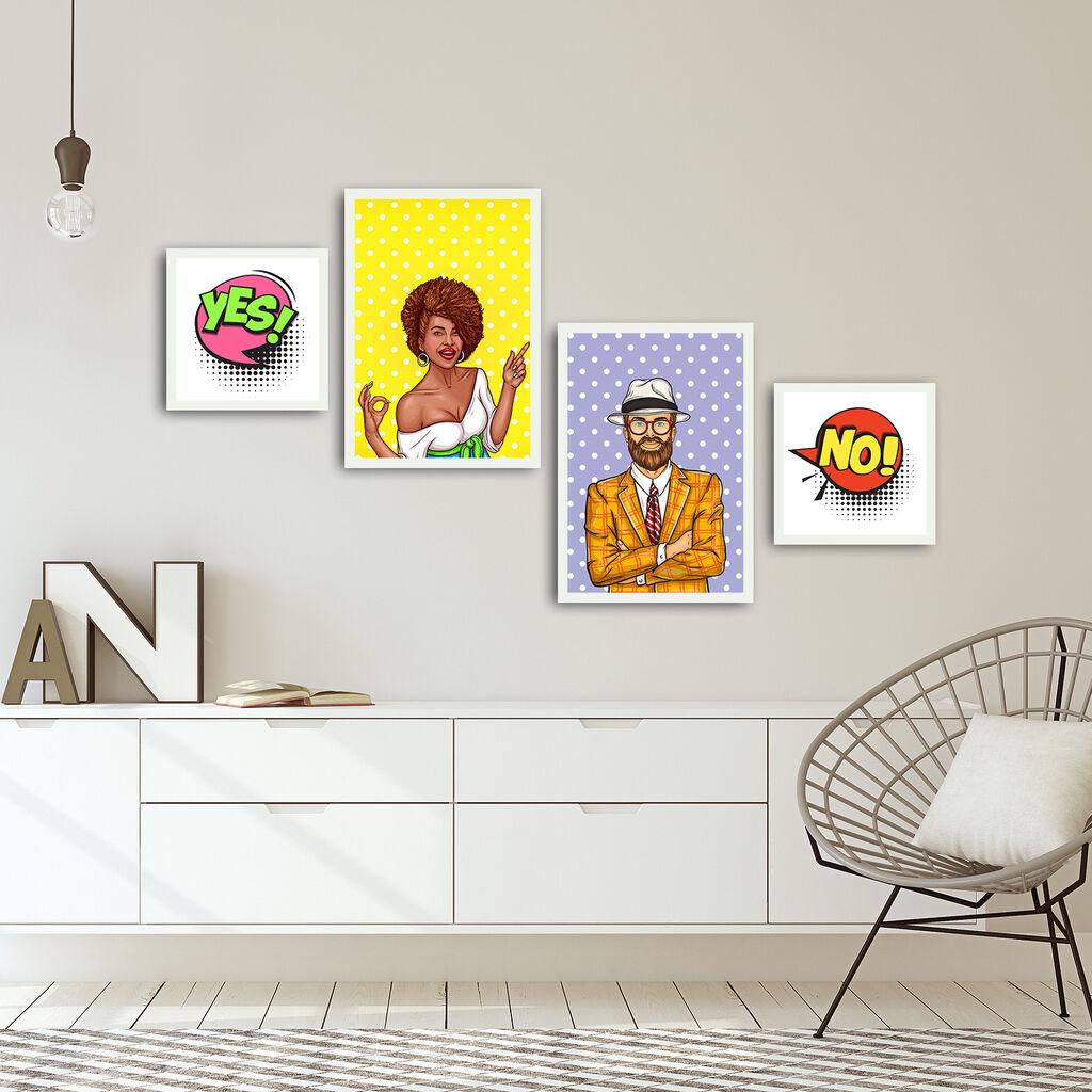 Wallity slika 4PBCT-20, 4 dijela, 136 x 75 cm