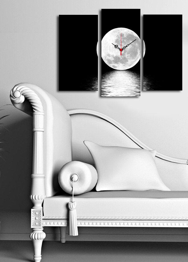 Zidni sat Wallity 3PATCS-17, 66x45 cm, 3 dijela