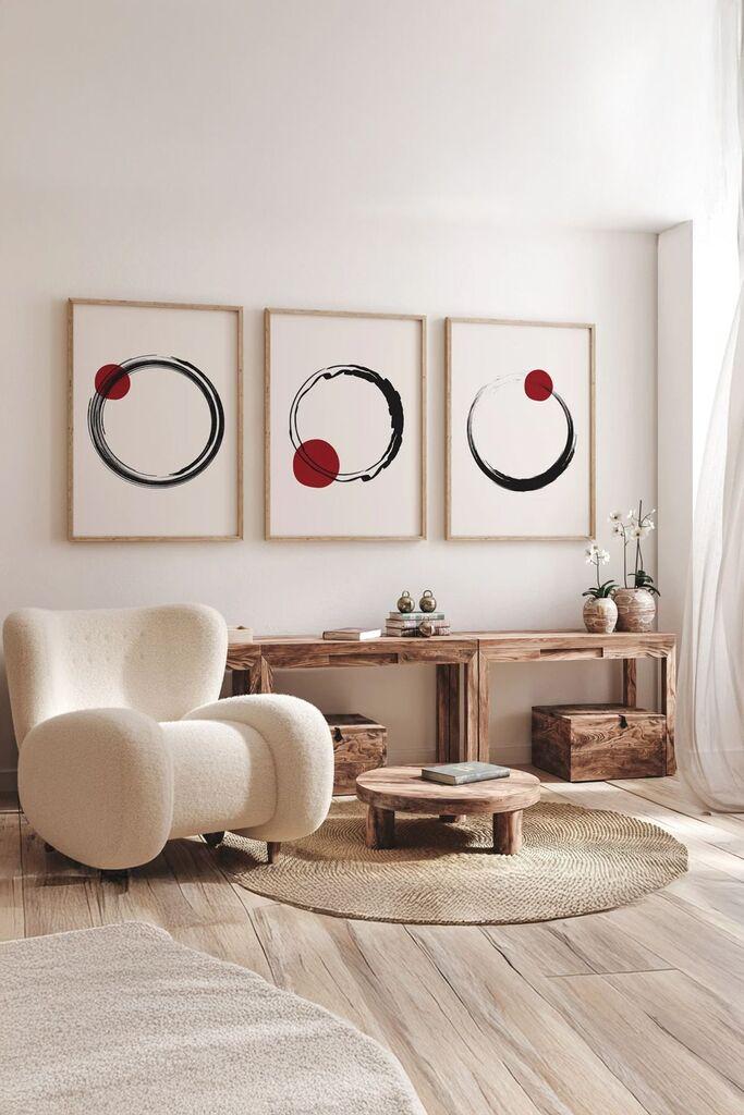 Wallity Slika Ersydata5-70100, 3 dijela, 70 x 100 cm