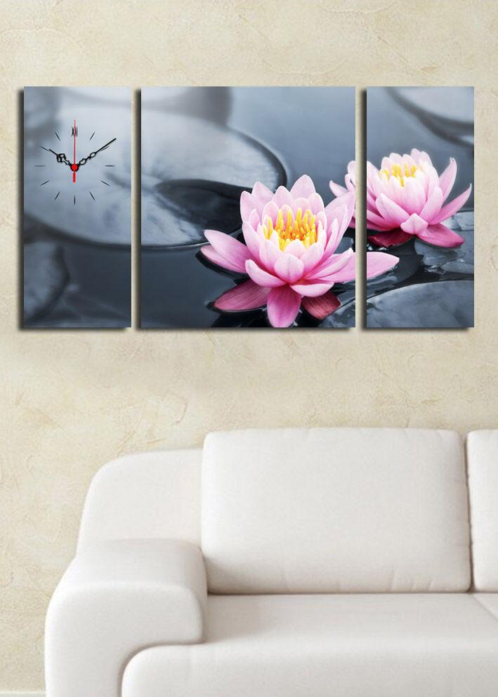 Zidni sat Wallity 3P204045CS-2, 84x45 cm, 3 dijela