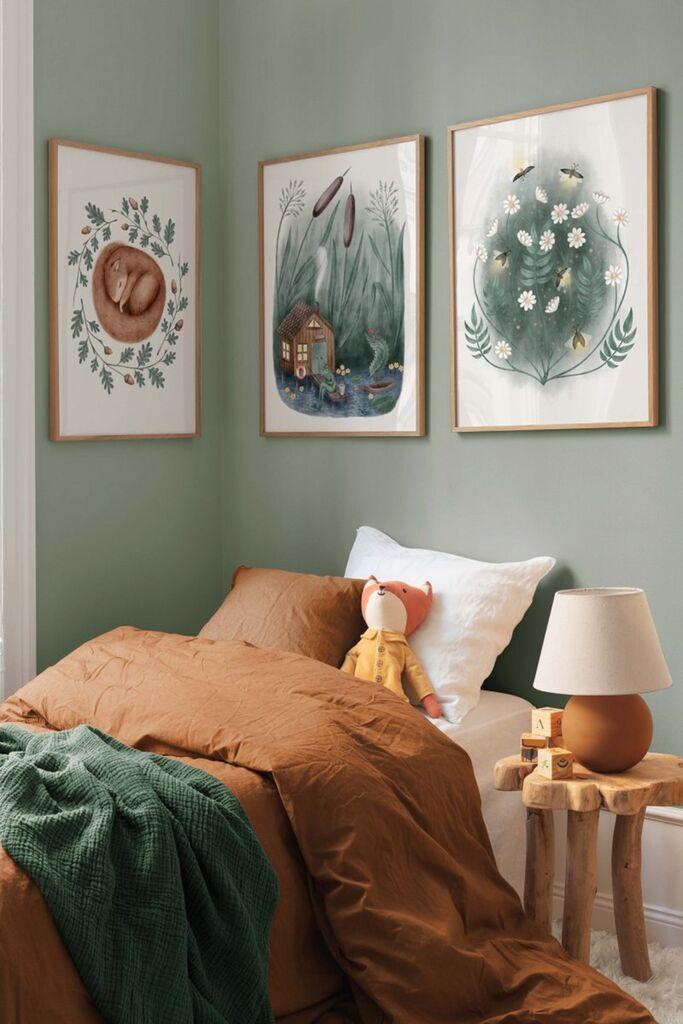 Wallity slika Artcerceve3, 3 dijela, 33 x 48 cm