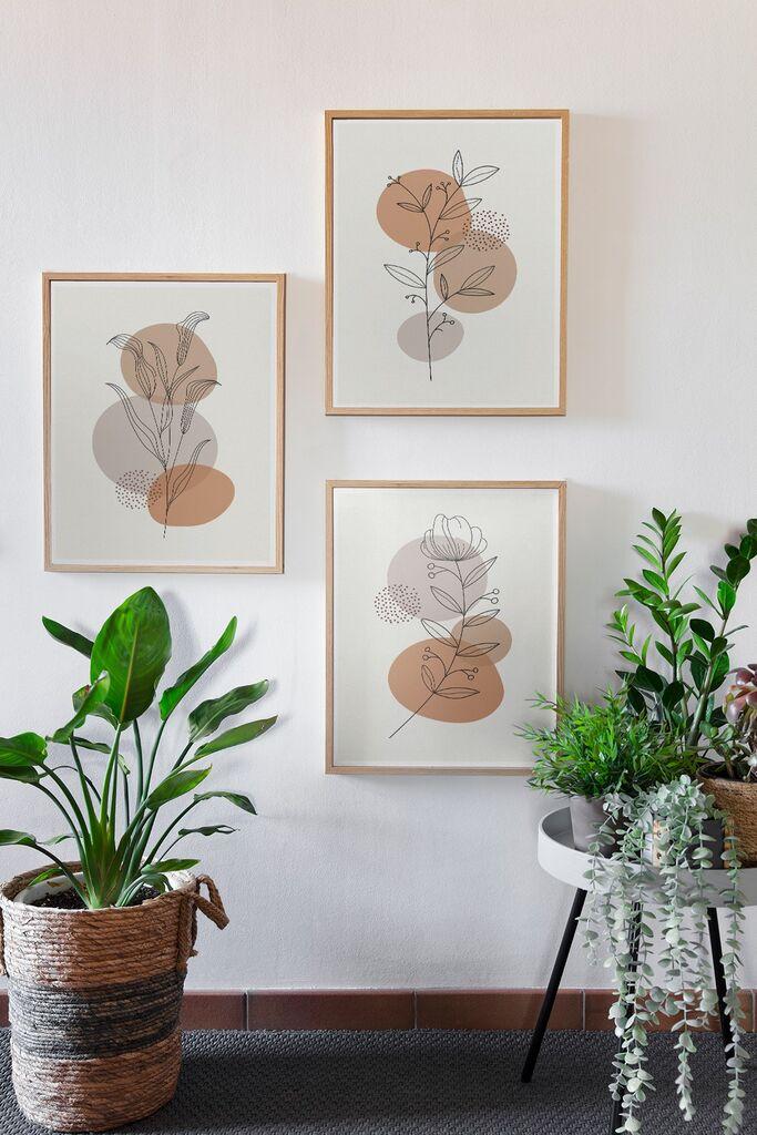 Wallity slika 3Dartsoho120, 3 dijela, 33 x 48 cm