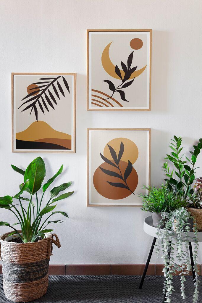 Wallity slika 3Dartsoho104, 3 dijela, 33 x 48 cm