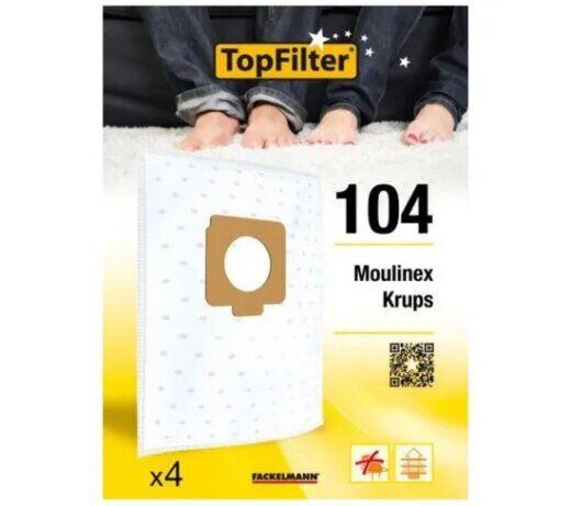 Fackelmann Vrećice za usisivač  Moulinex Compac, 4 Komada