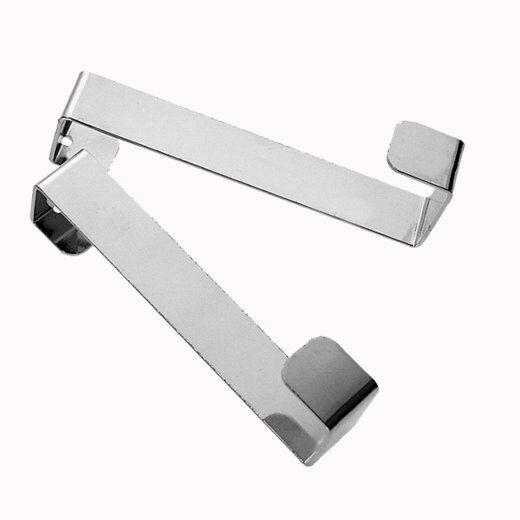 Fackelmann Kukice za vrata i ormare, 3 Komada, Srebrne boje