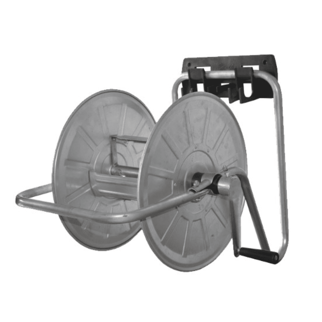 Papillon Cink prijenosna motalica s nosaćem za zid, 1 PER TURBO, 1/2'' crijeva, za 50 m, Siva