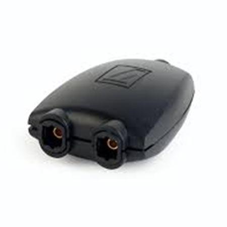 Gembird Optički Toslink splitter, 2 porta, DSP-OPT-01, Crni