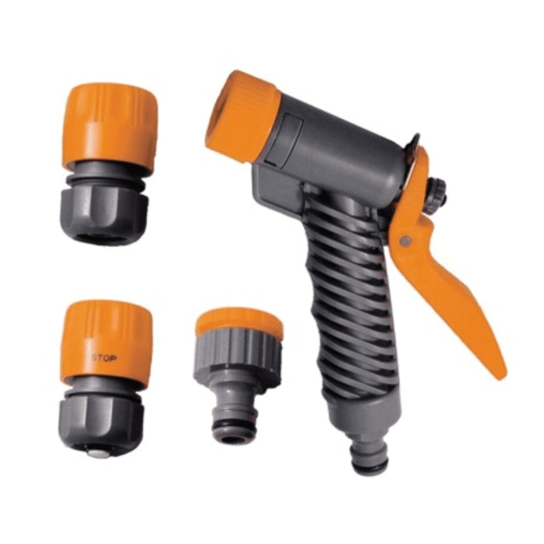 Papillon Pištolj za navodnjavanje + 3 spojnice 1/2" - set, Narandžasti