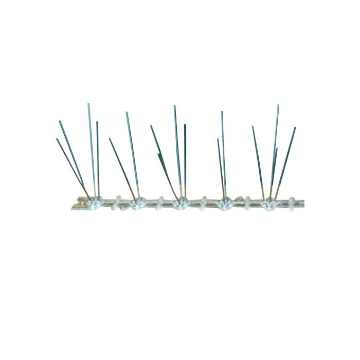 Inox Zaštita od ptica, 50 cm, sa PVC šinom, Siva