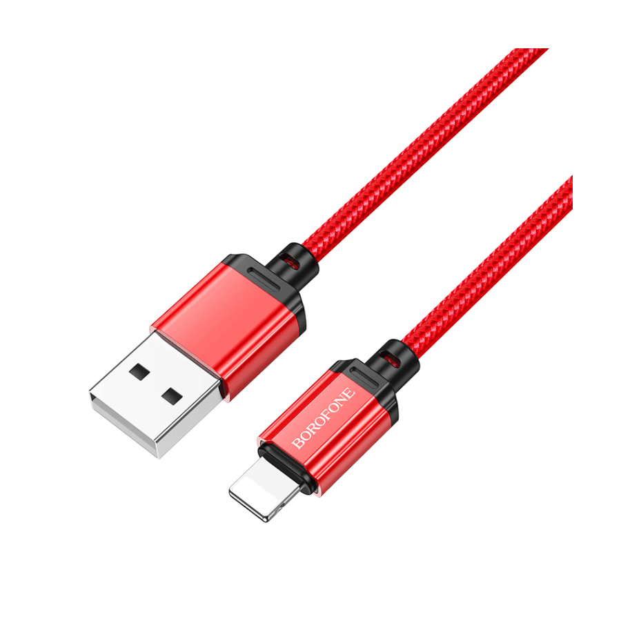 Borofone USB kabl BX87 Sharp charging data iPhone 1m, Crveni