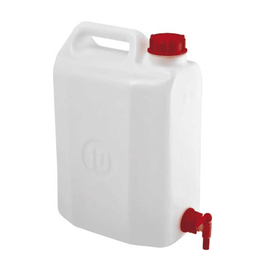 Kanistar plastični sa slavinom 10 litara, Bijeli