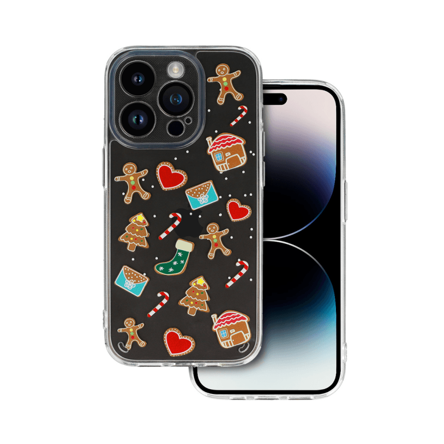 Zaštitna maska Christmas case za iPhone 15 Pro Max, Providna