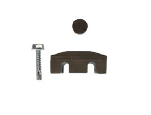 Spojnica plastična, sa vijkom, Crna