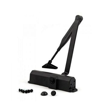 Dorma Hidraulični zatvarač TS Compakt sa STOP funkcijom, za vrata do 80 kg i do 1100 mm, Crni