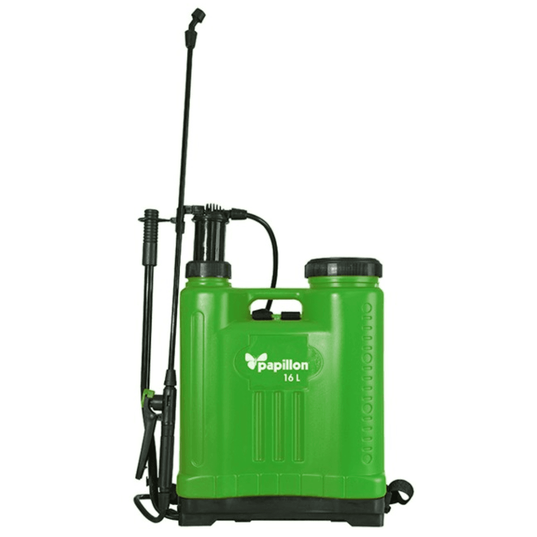 Papillon Leđna tlačna šprica - pumpa, 16 litara, Zelena