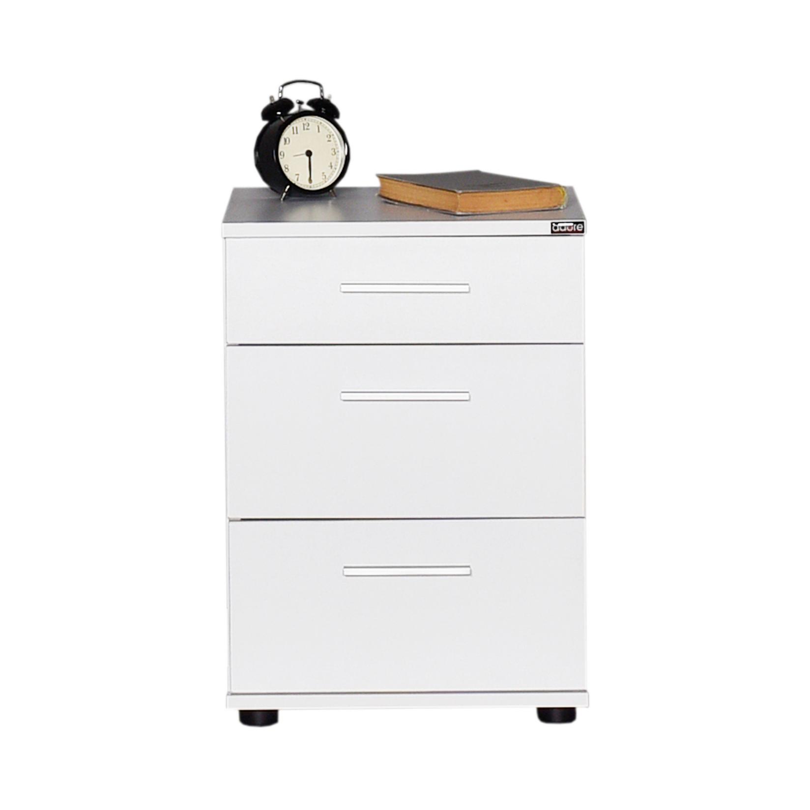 Hanah Home noćni ormarić 40x57x39cm bijeli