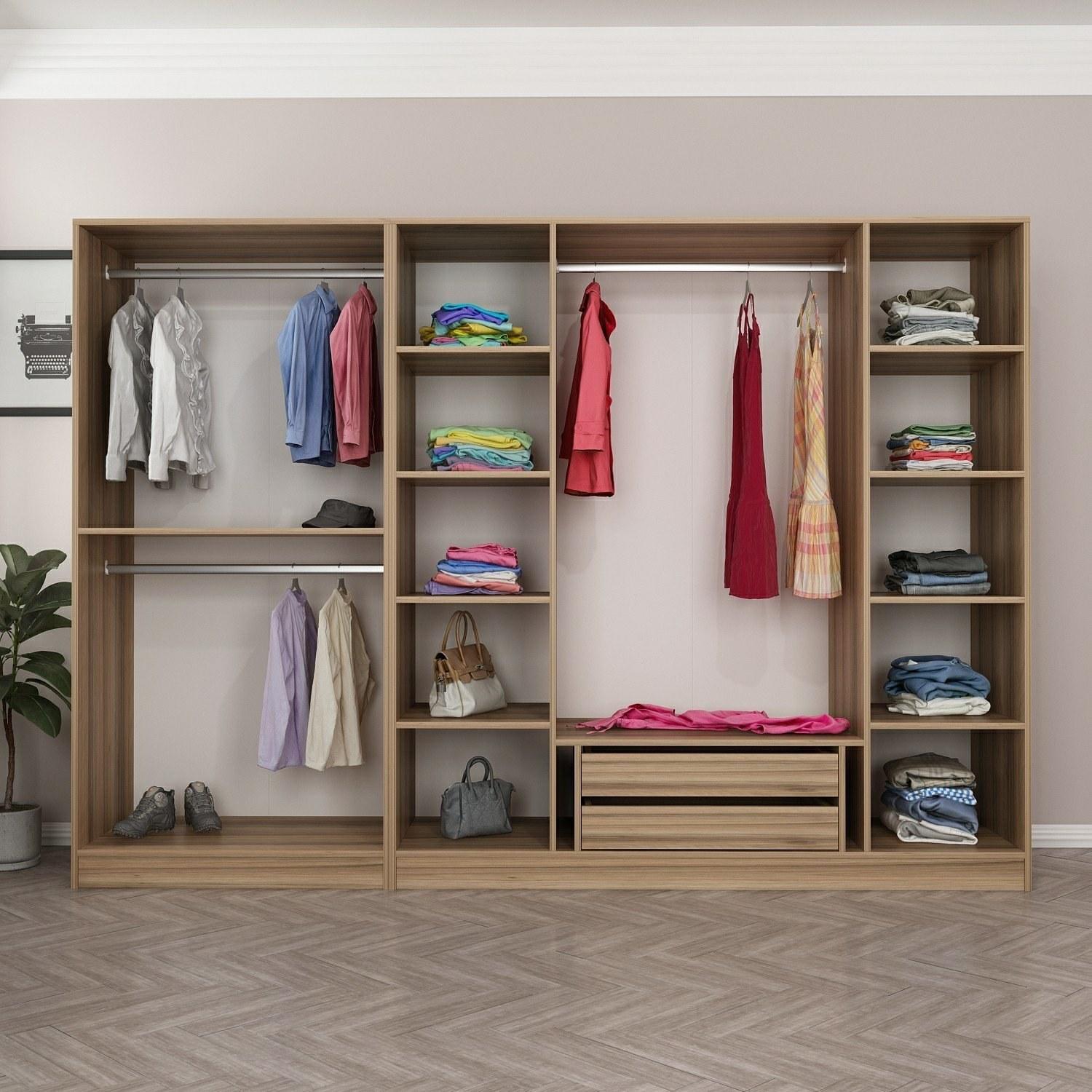 Hanah home Ormar Kale 270x210x52cm Bež