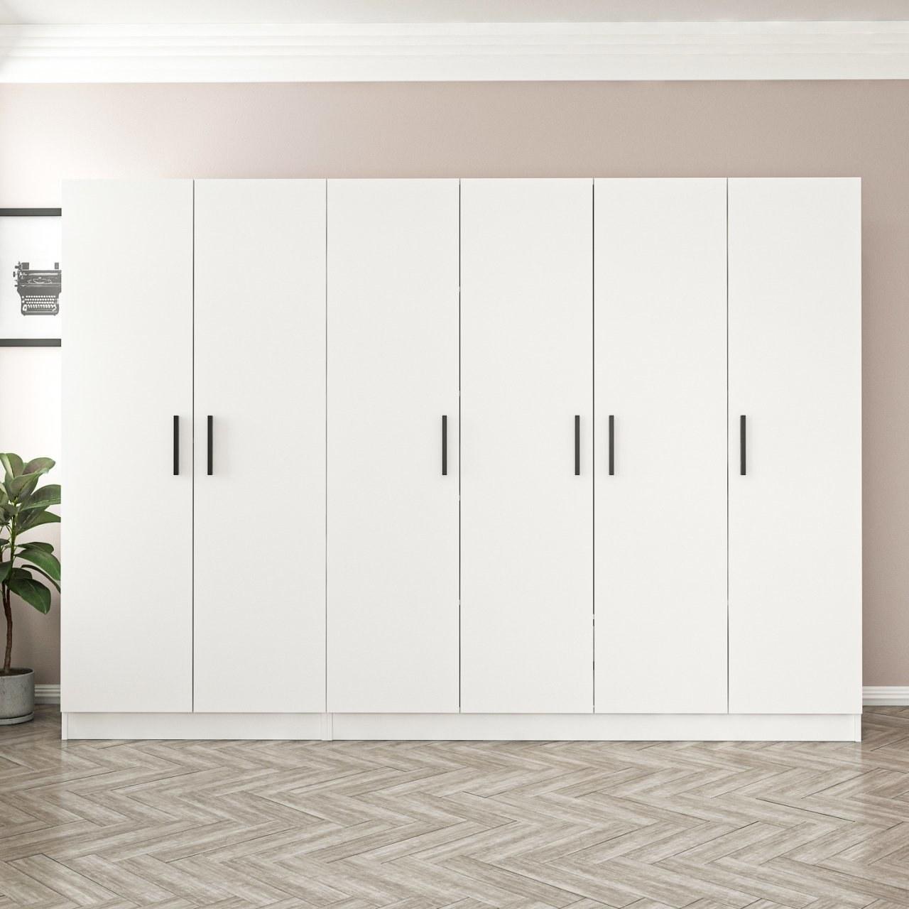 Hanah home Ormar Kale 270x210x52cm Bijeli