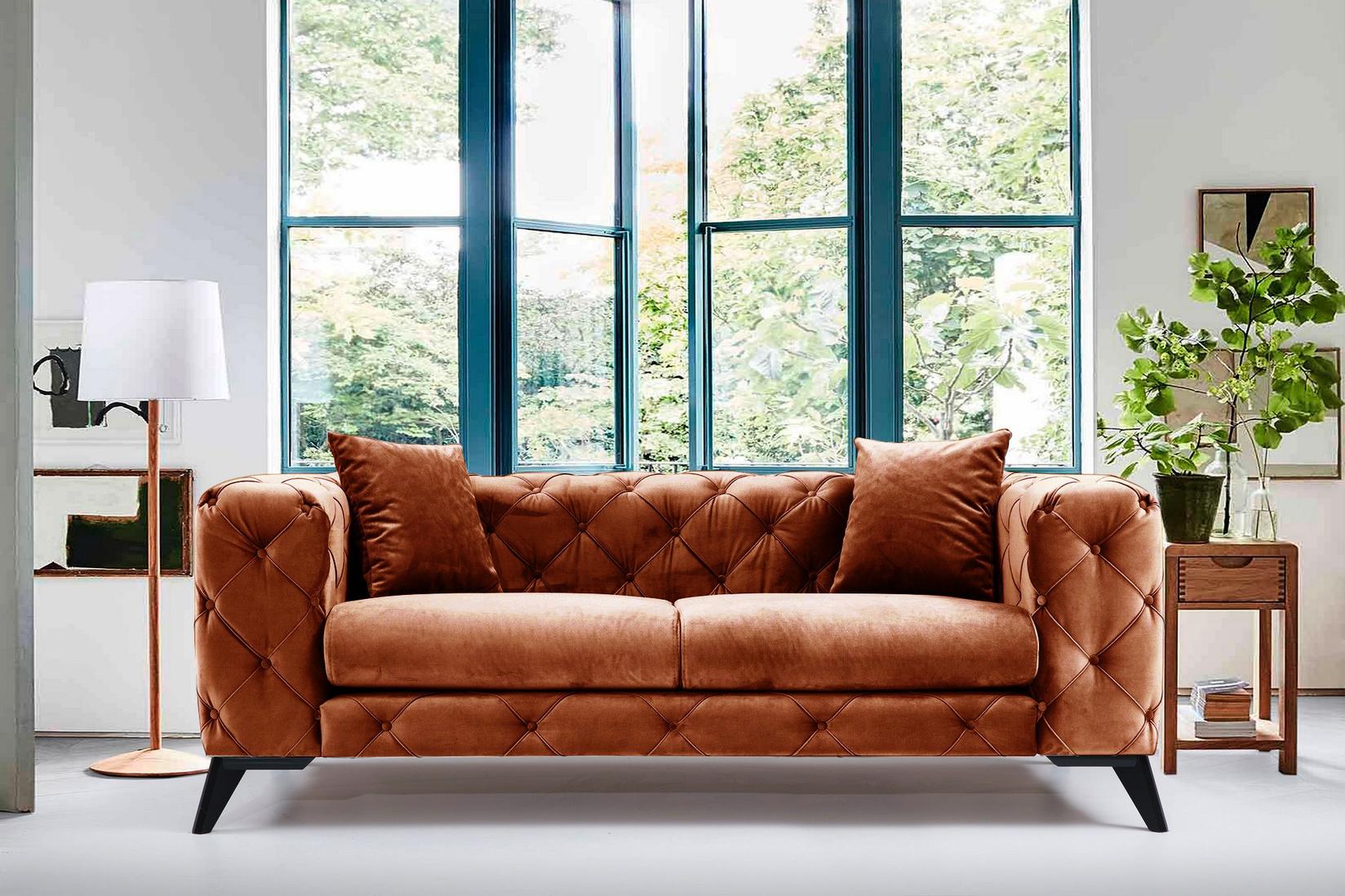 Atelier del Sofa Dvosed Como 197x73x90 cm, Narandžasti
