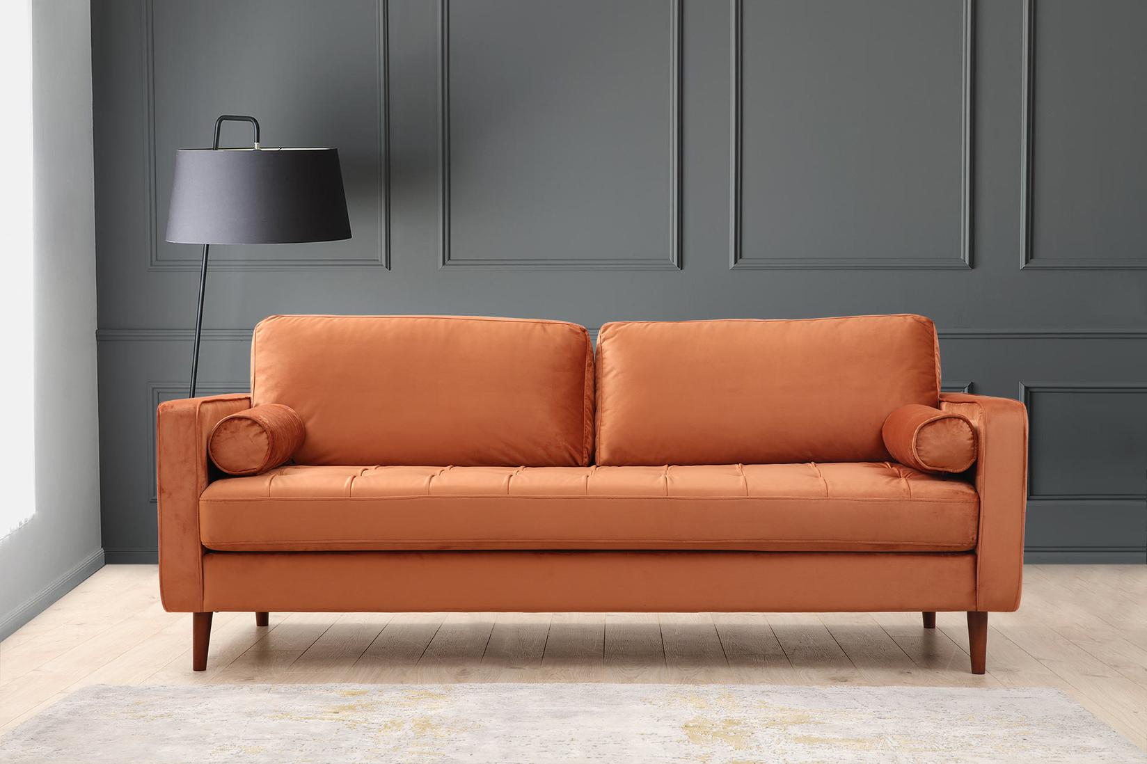 Atelier del Sofa Trosed Rim 90x70x215cm Orange