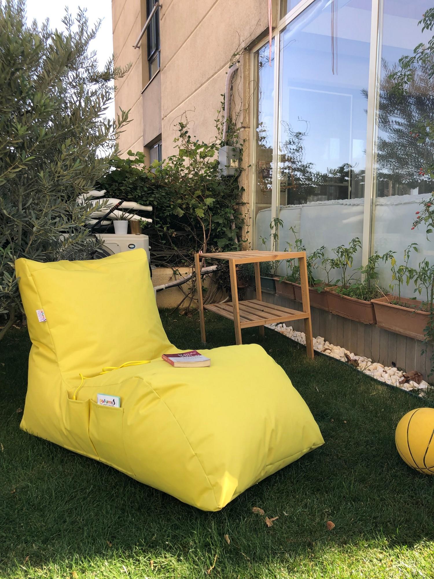 Atelier del Sofa Lazy bag - vodootporni, Žuti