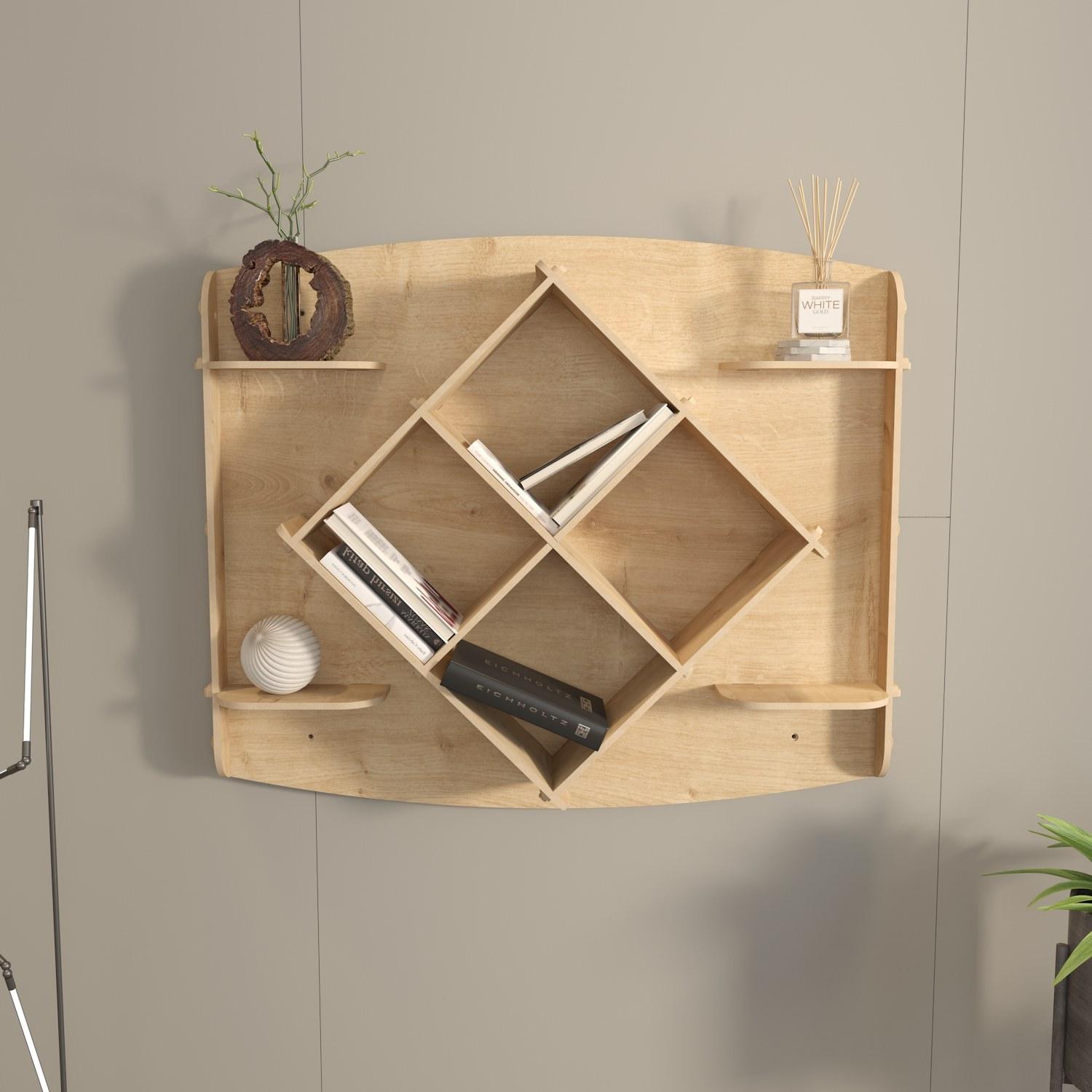 Hanah home Zidna polica od hrastovine