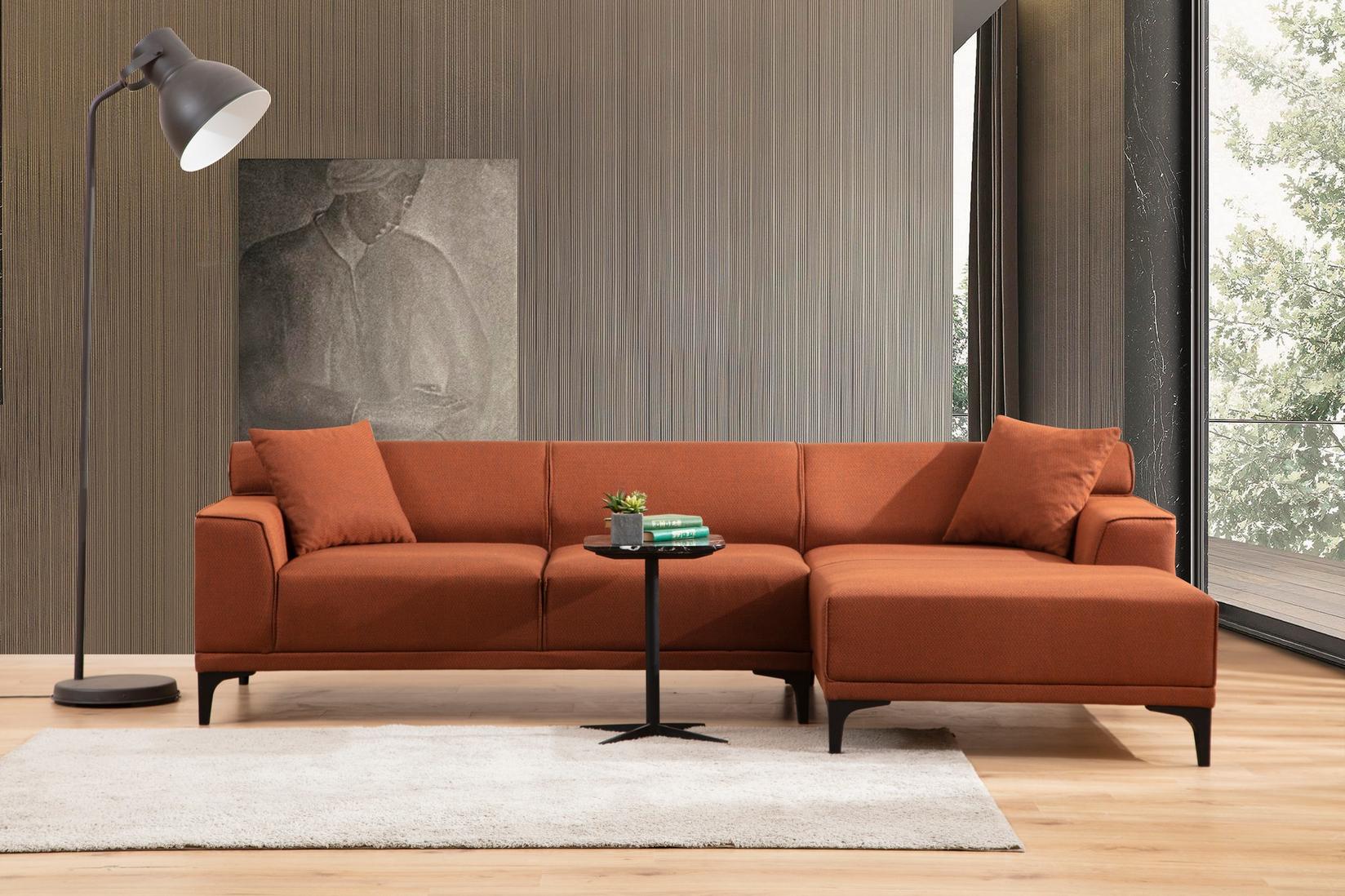 Atelier del Sofa Kutna sofa Petra R 145x69x87cm Narandžasta
