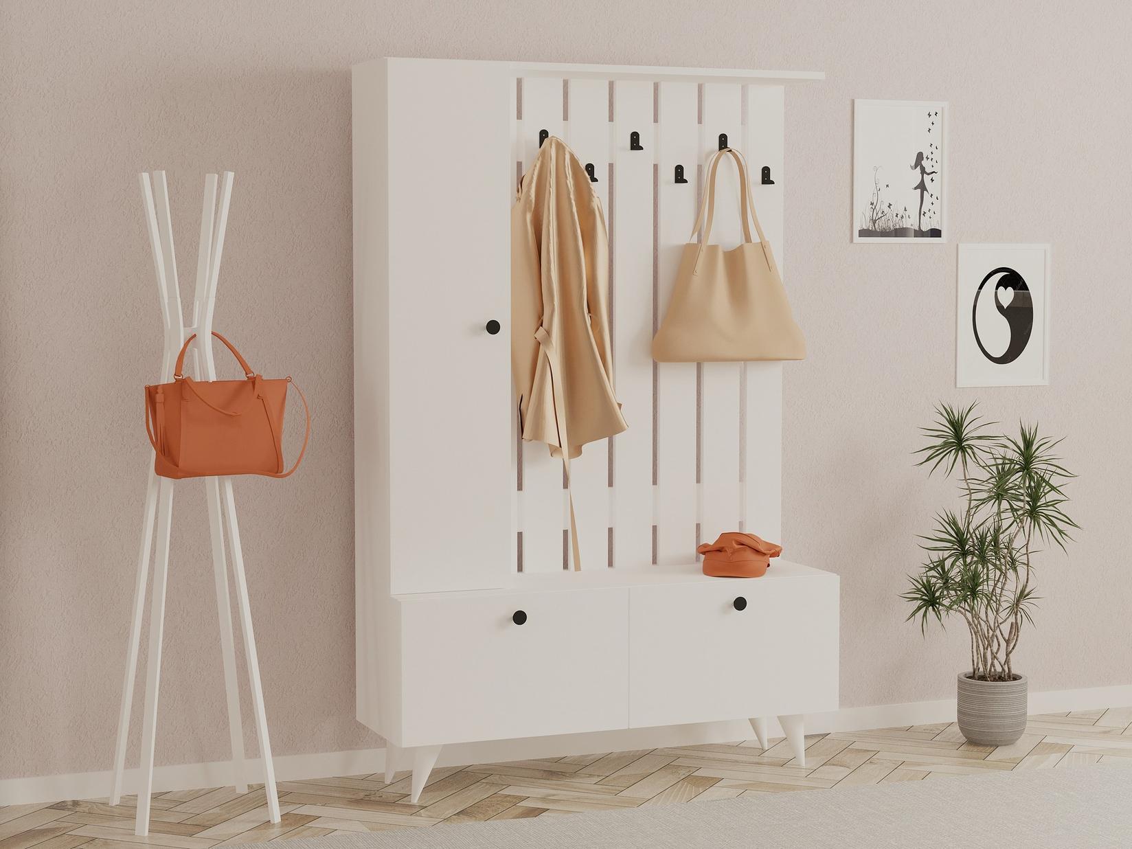 Hanah Home Cipelarnik 112x170x35cm Bijeli