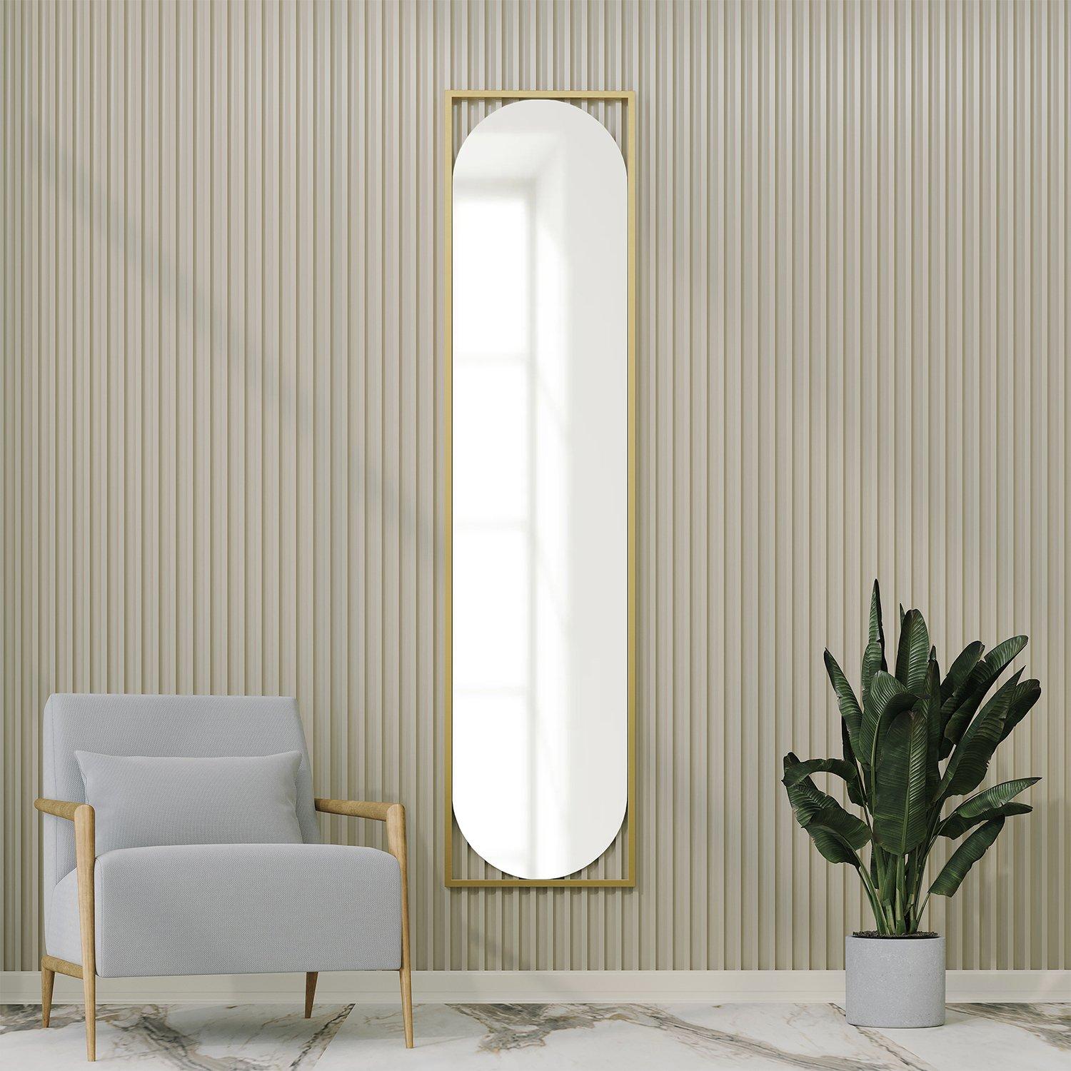 Hanah Home Mirror Gold