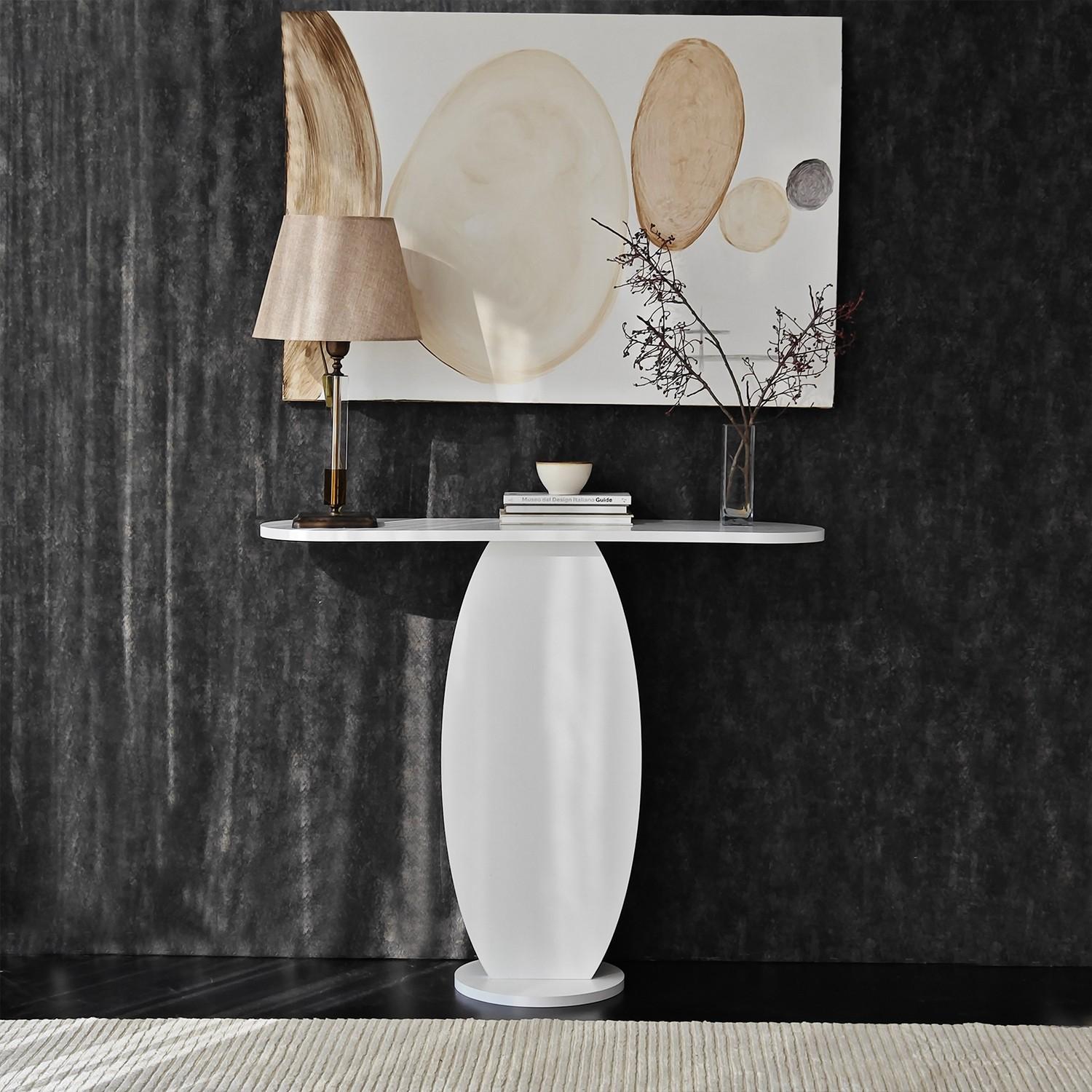 Hanah Kućna komoda Ellittica 100x81x30cm Bijela