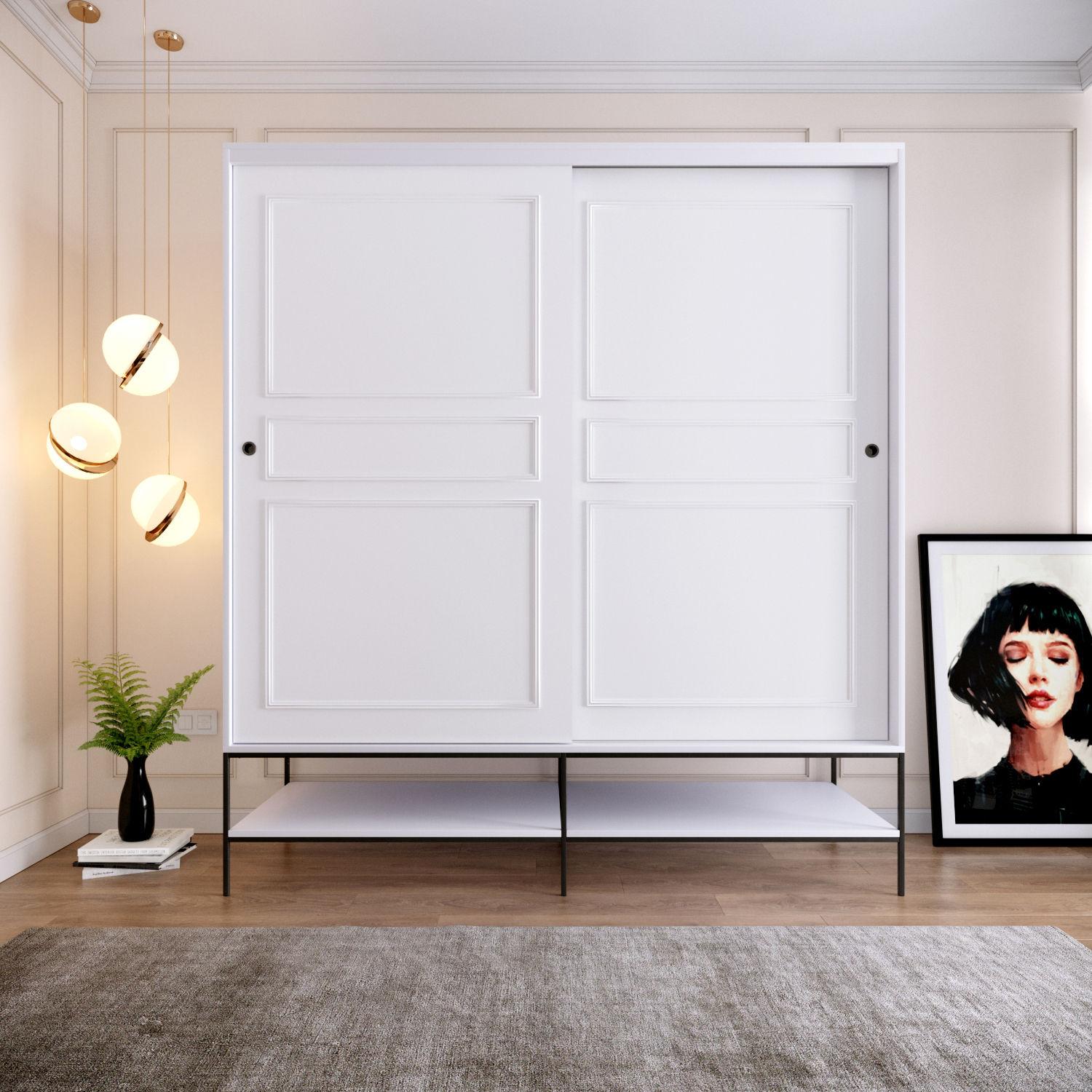 Hanah home Ormar Martin 190 190x200x57cm Bijeli
