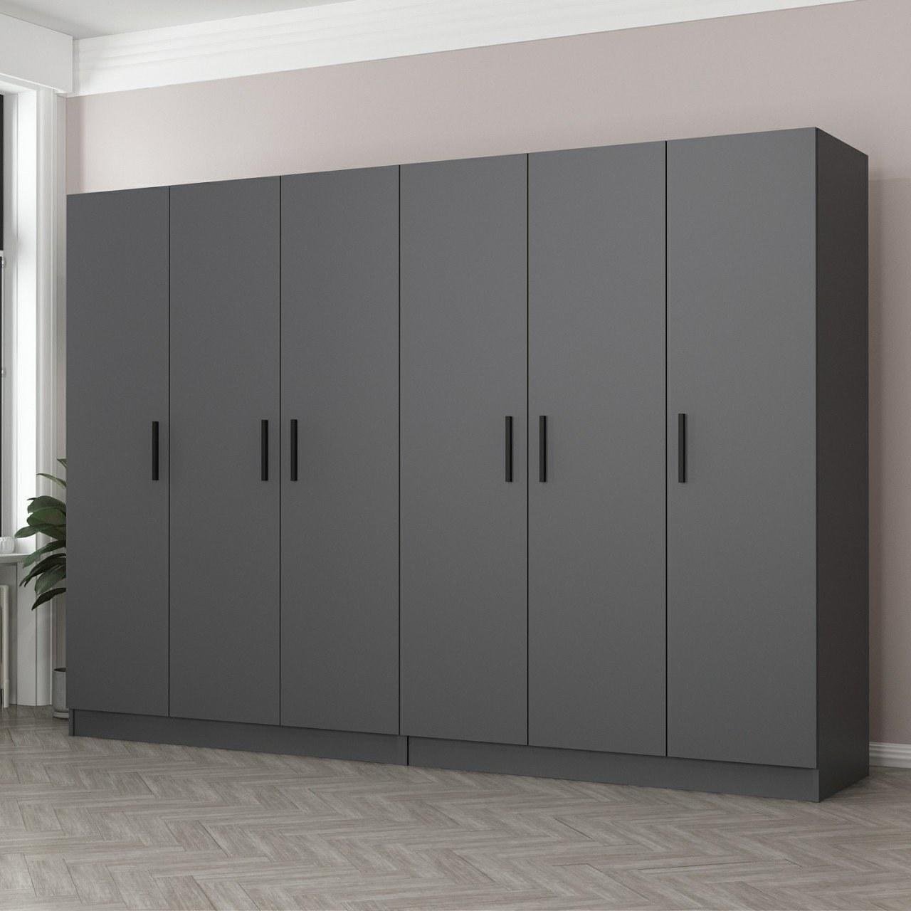 Hanah home Ormar Kale 270x210x52cm Antracit