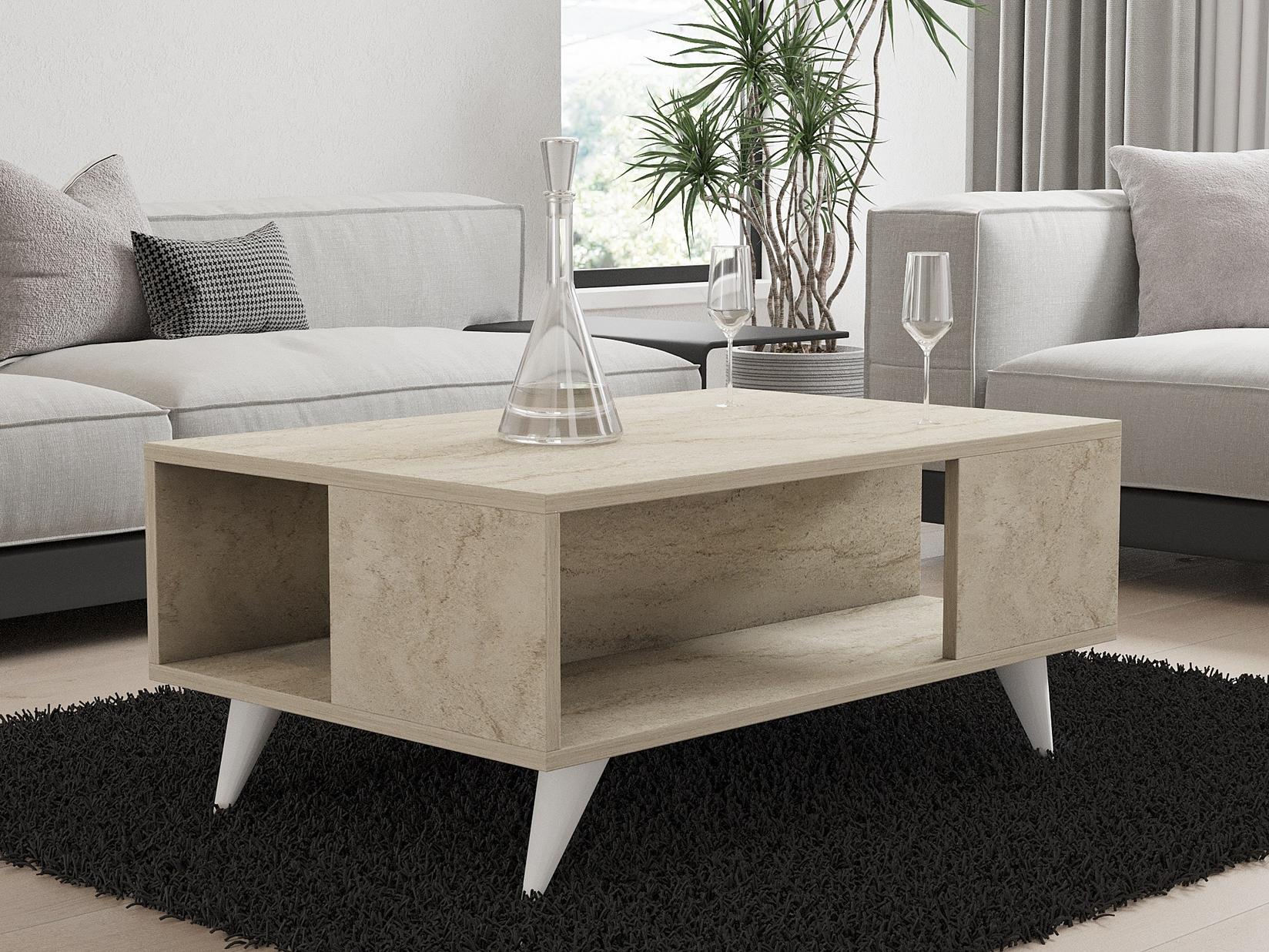 Hanah Home Club sto Yuka 90x39.5x60cm bež