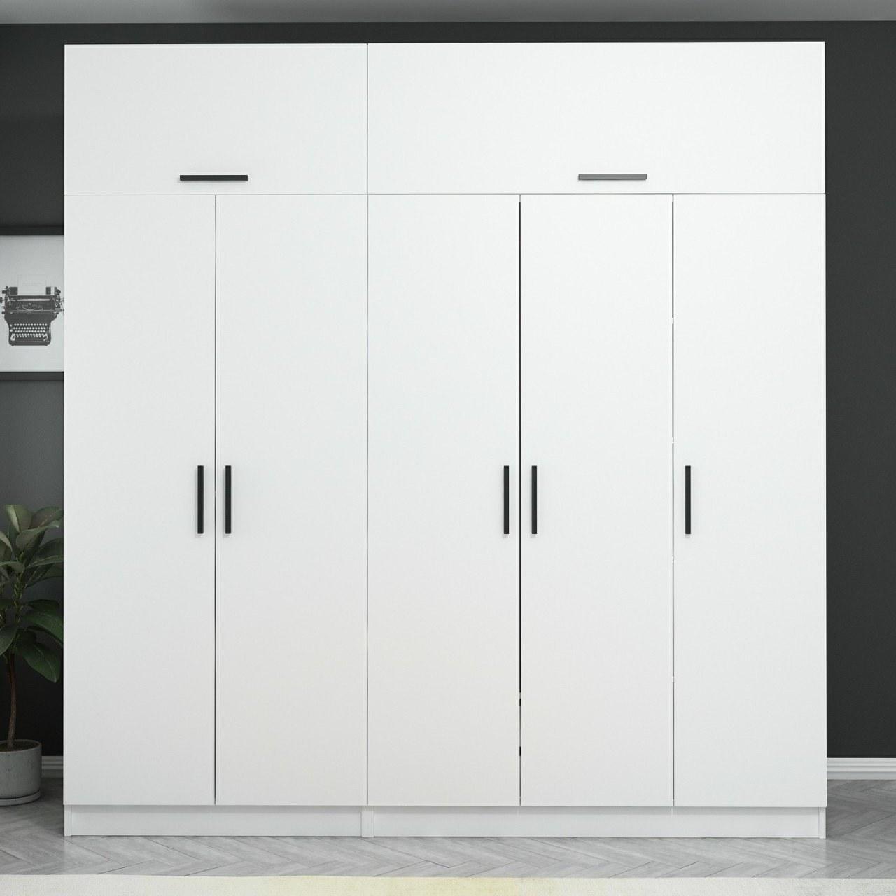 Hanah home Ormar Kale 225x235x52cm Bijeli