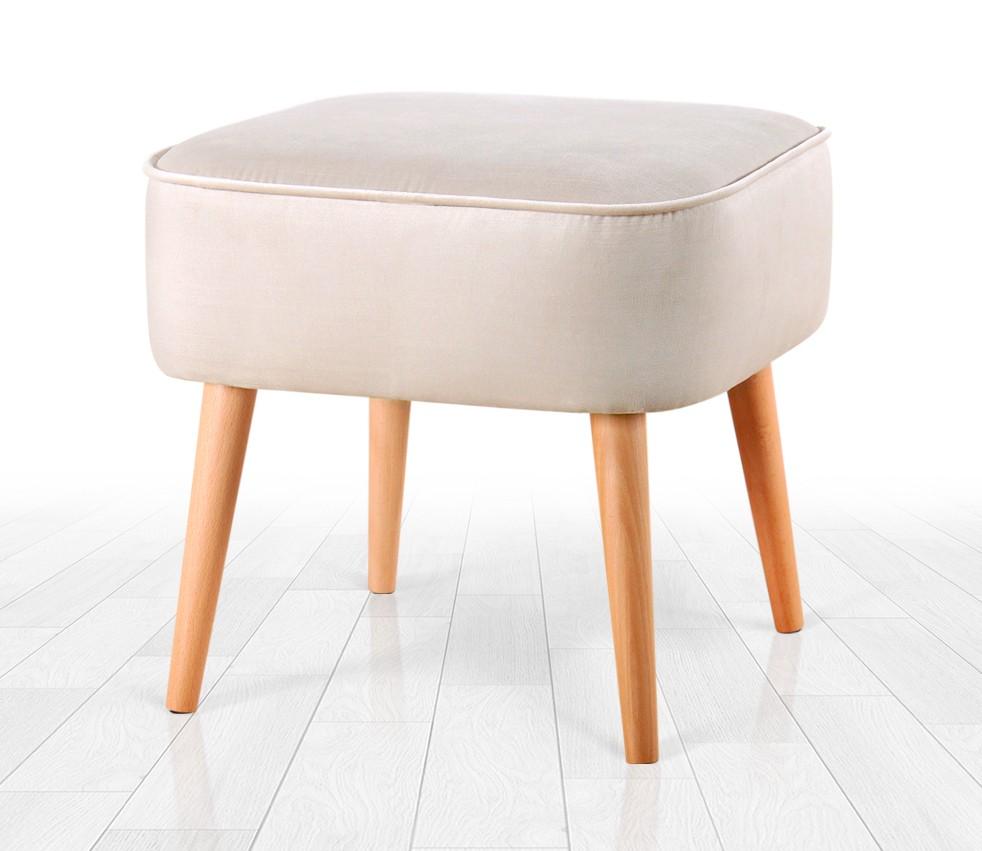 Atelier del Sofa Tabure 45x43x45cm, Krem