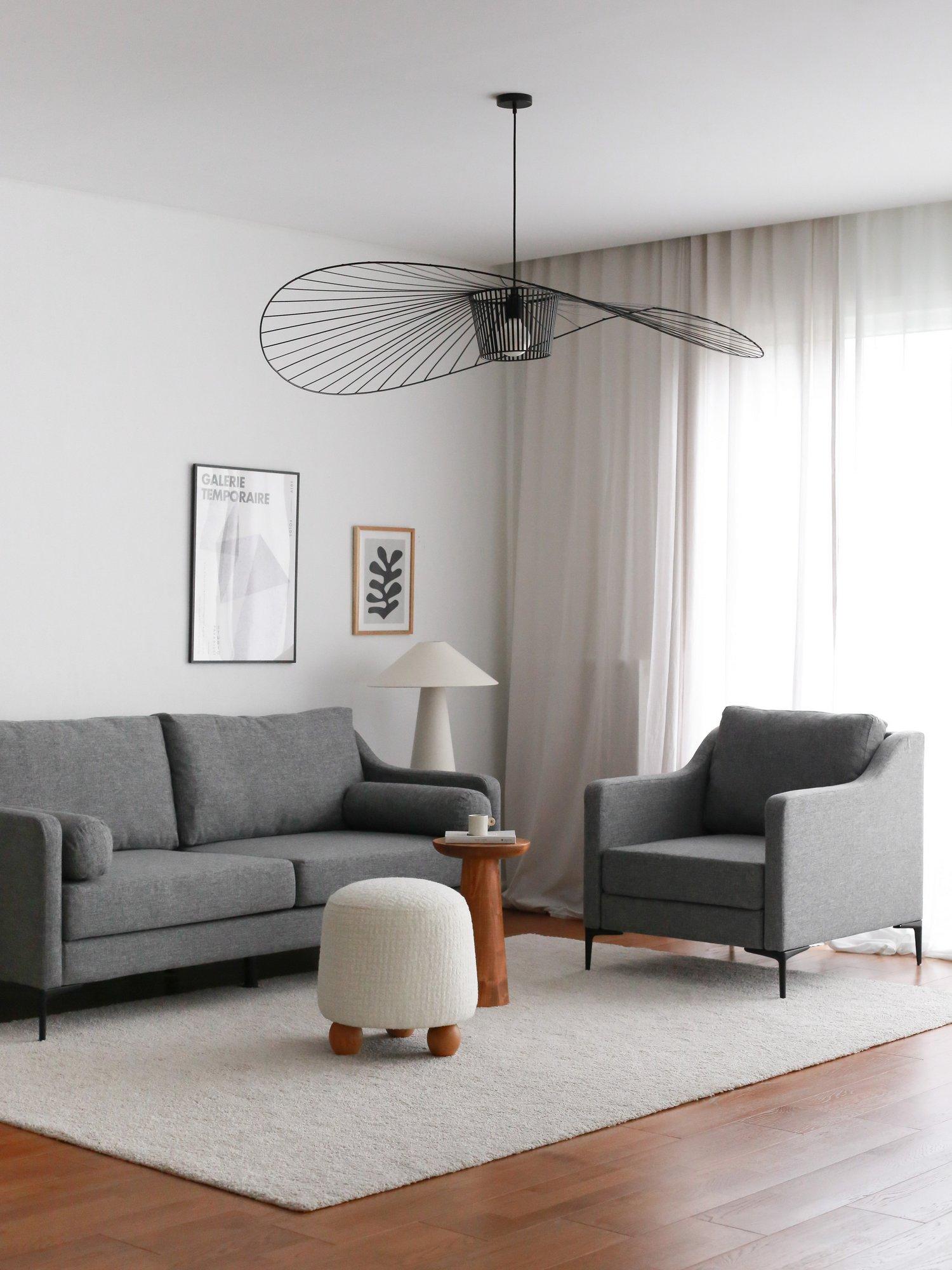 Atelier del Sofa Trosed Nordi Metal 196x82x93cm Siva