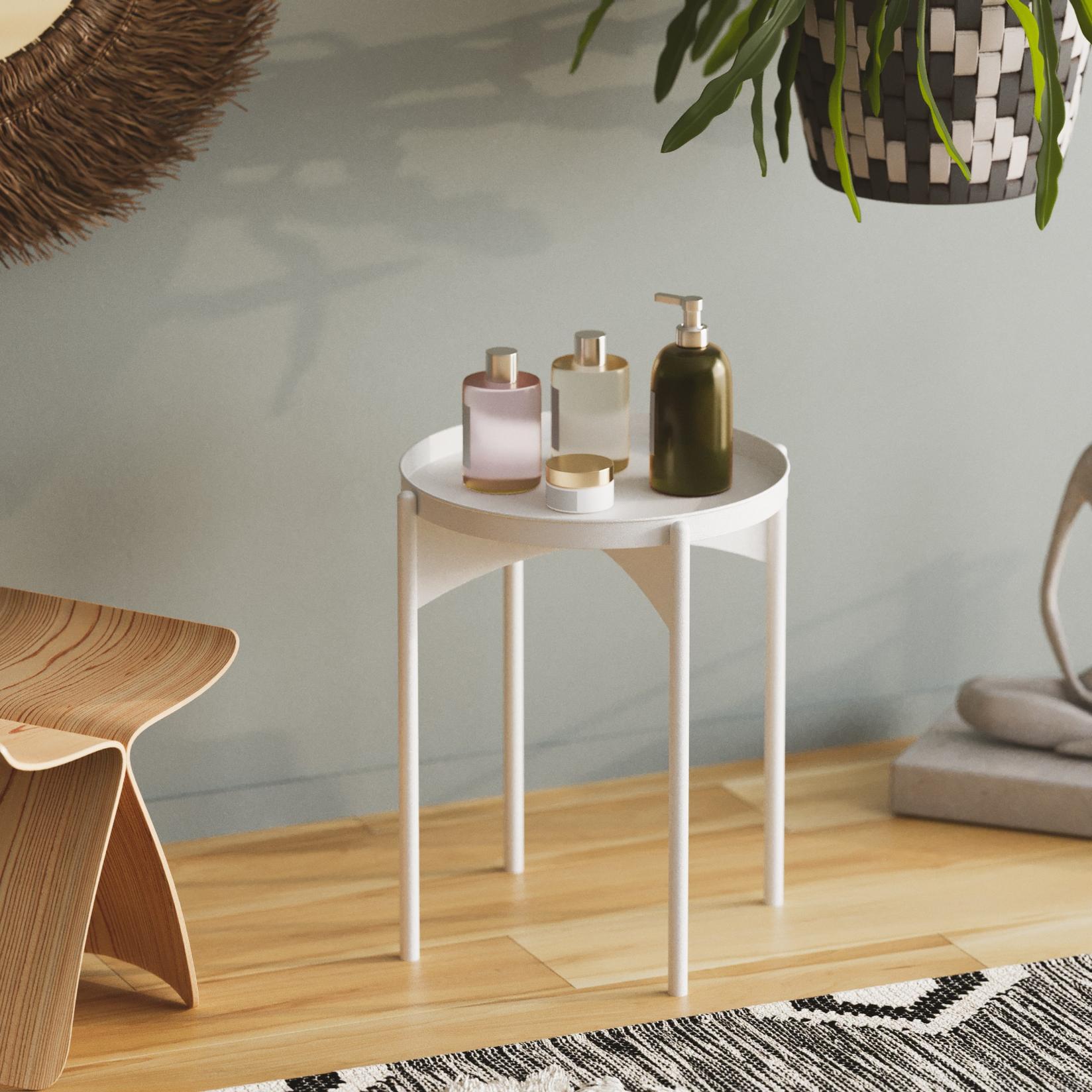 Hanah Home Club sto 44x57x44cm Bijeli