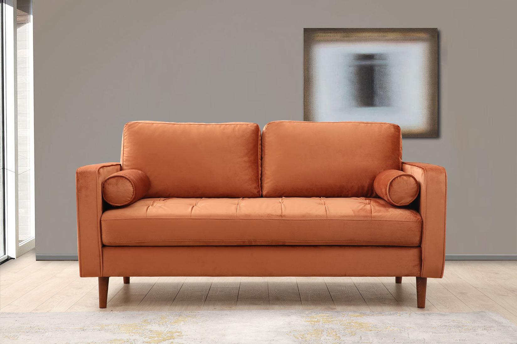 Atelier del Sofa Dvosed Rome, 90x70x175 cm, Narandžasti