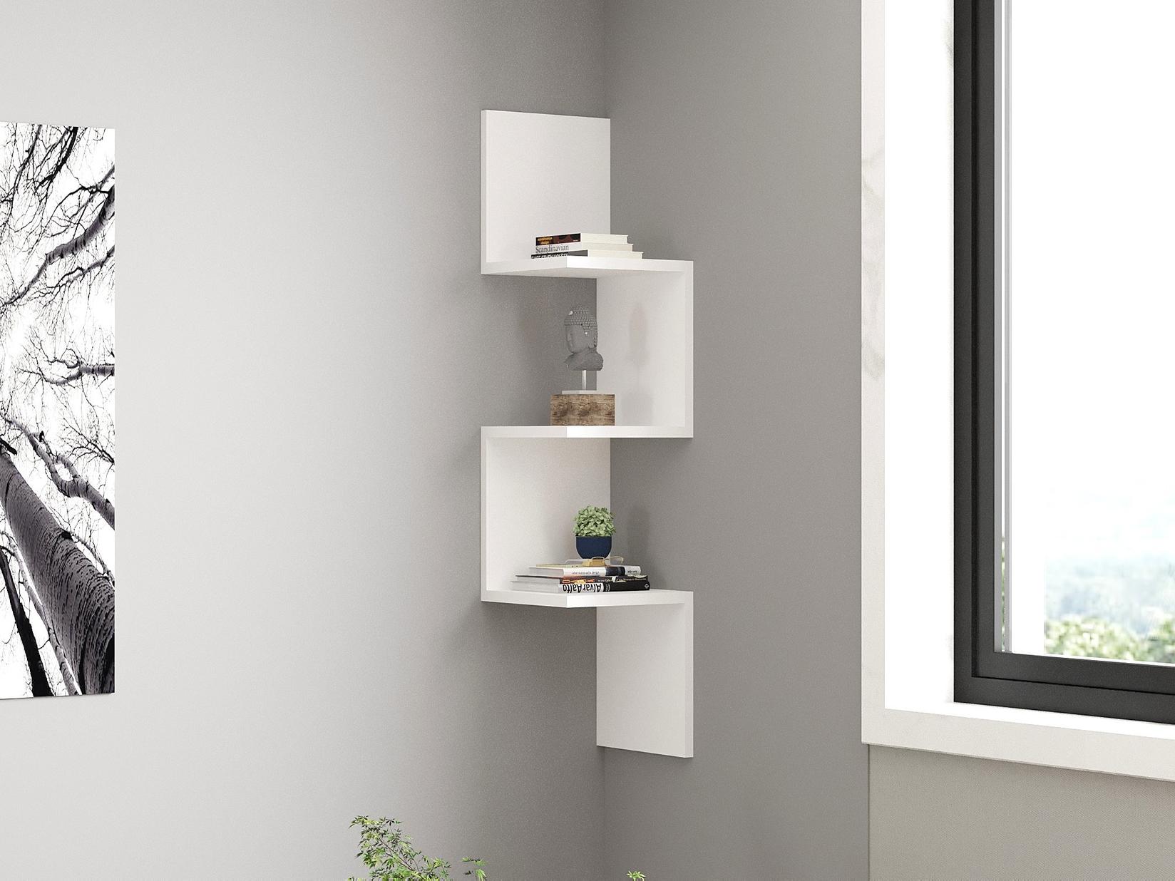 Hanah home Zidna polica bijela