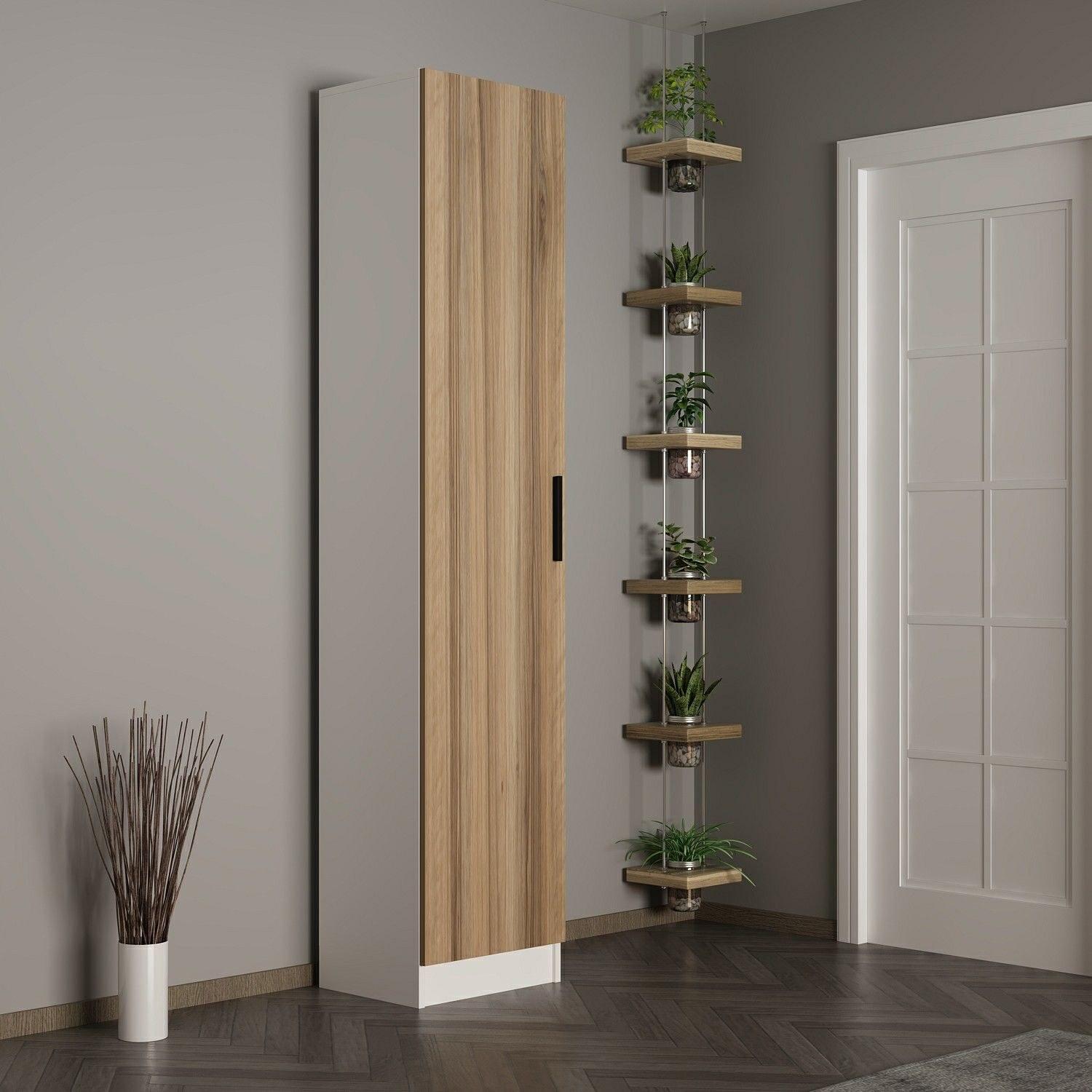 Hanah Home Ormarić za cipele 45x210x35cm Orah