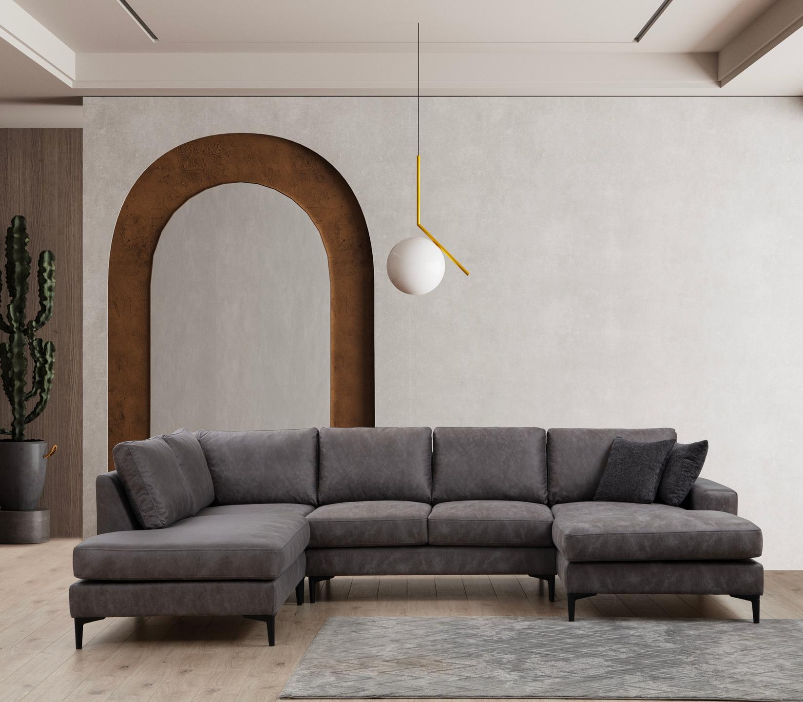 Atelier del Sofa Kutna garnitura Antracit