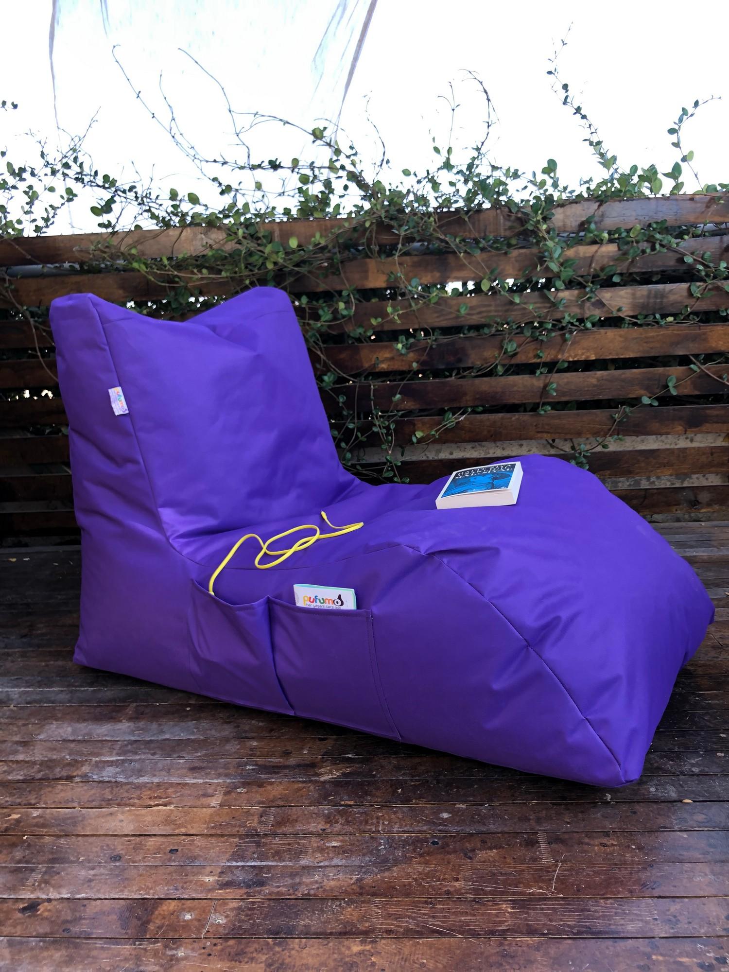 Atelier del Sofa Lazy bag - vodootporni, Ljubičasti