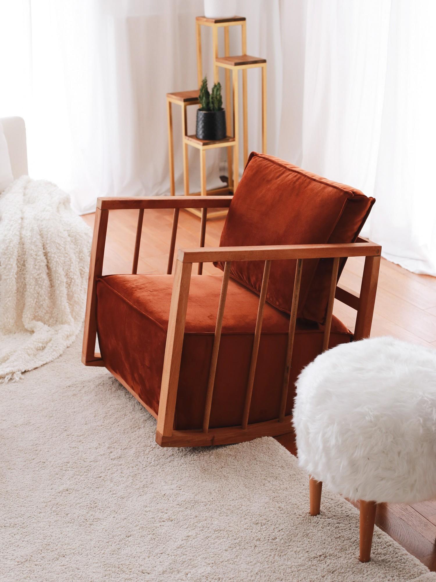 Atelier del Sofa Fotelja Sallanan, 71x80x57 cm, Bordo