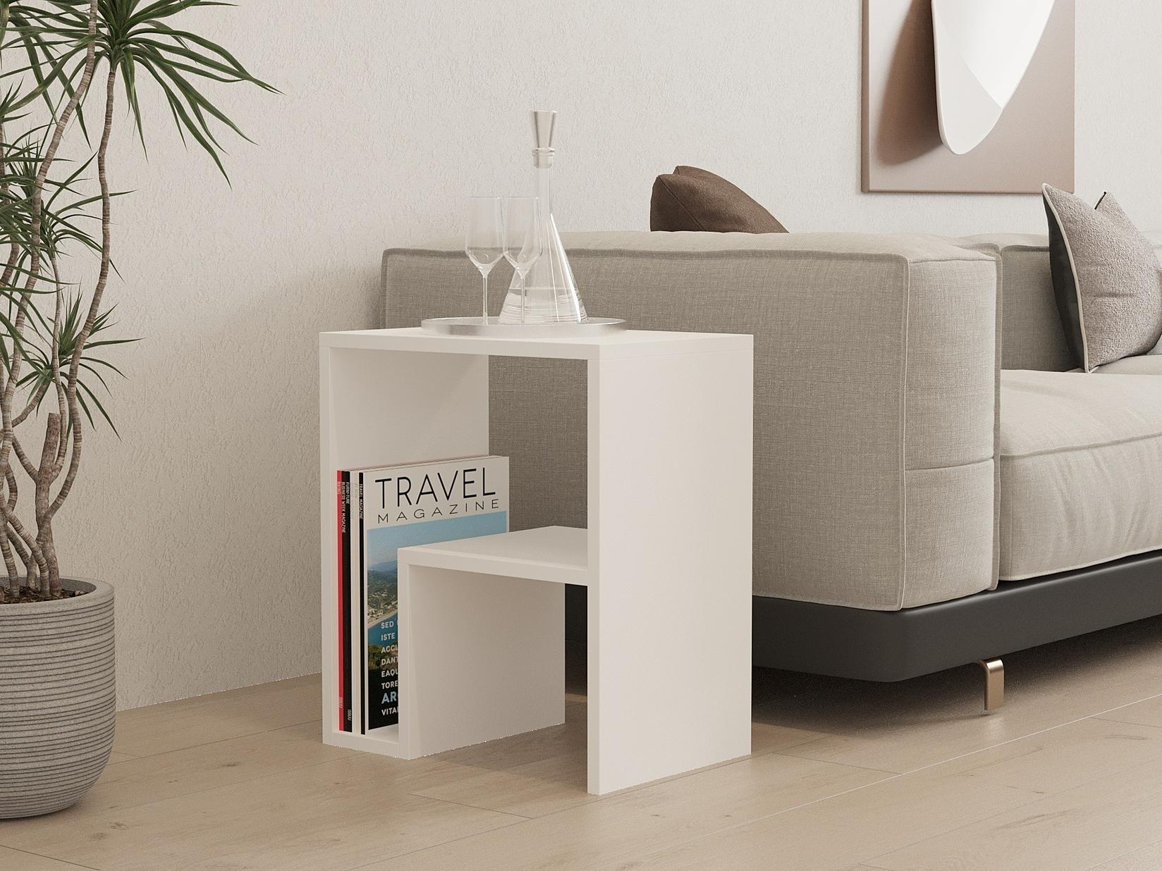 Hanah home Klub sto Yepa 45x51.8x30cm Bijela