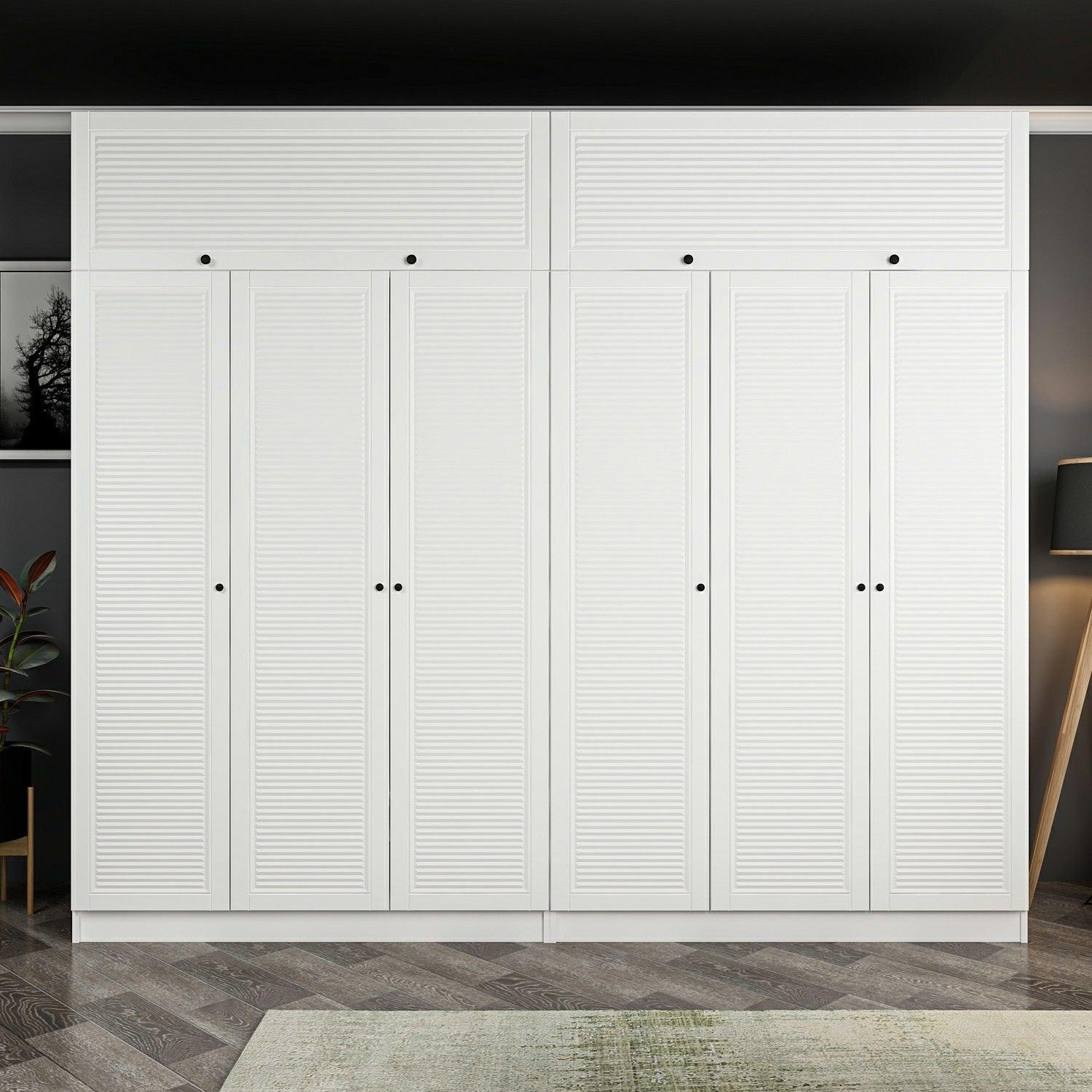 Hanah home Ormar Kale 270x210x52cm Bijeli