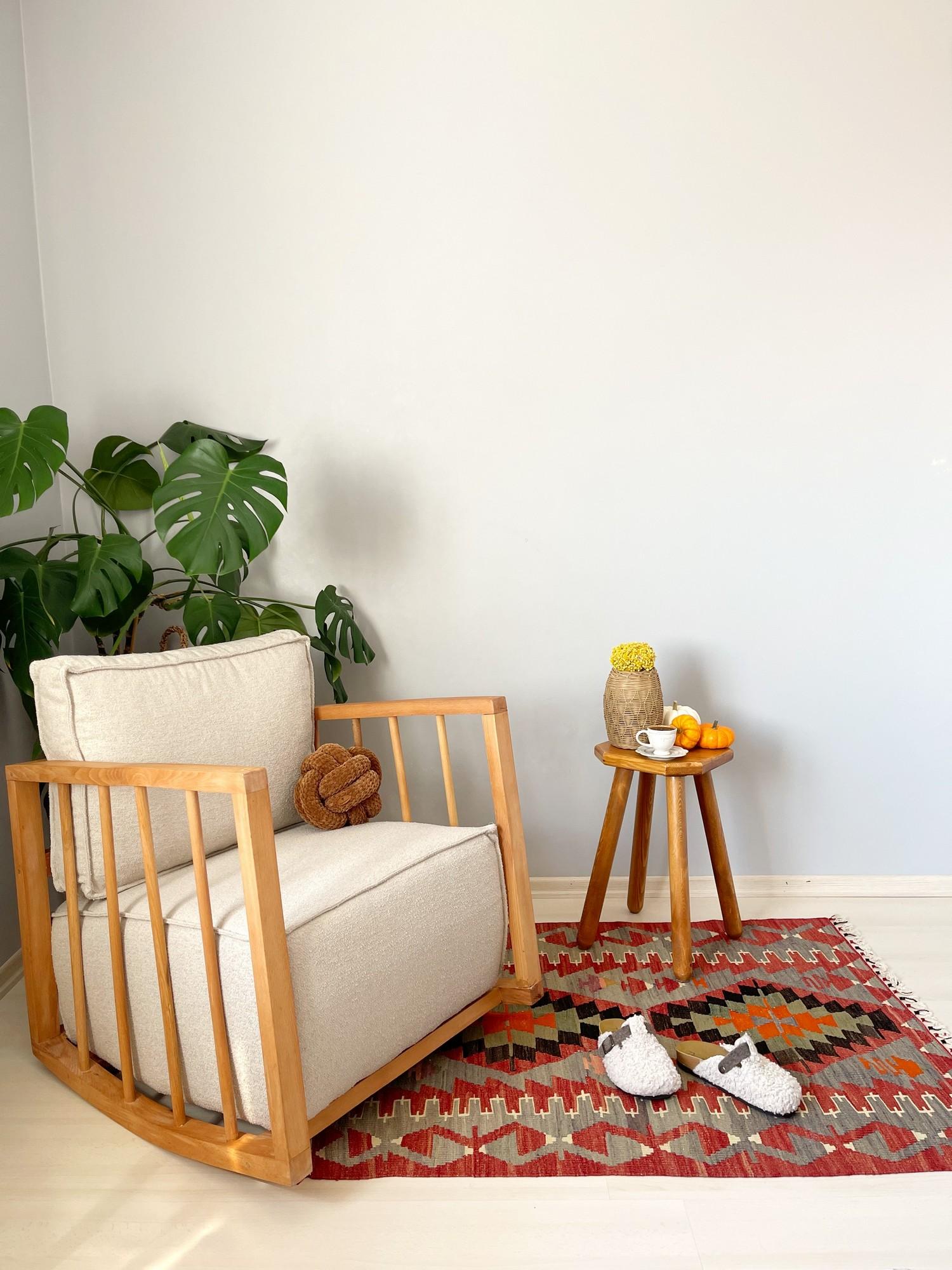 Atelier del Sofa Fotelja Sallanan Teddy, 71x57x80 cm, Bijela