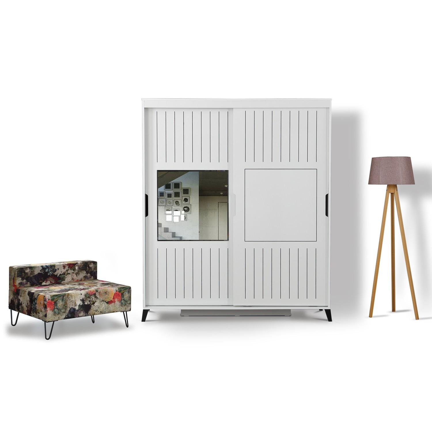 Hanah home Ormar 180x216x60​cm Bijeli
