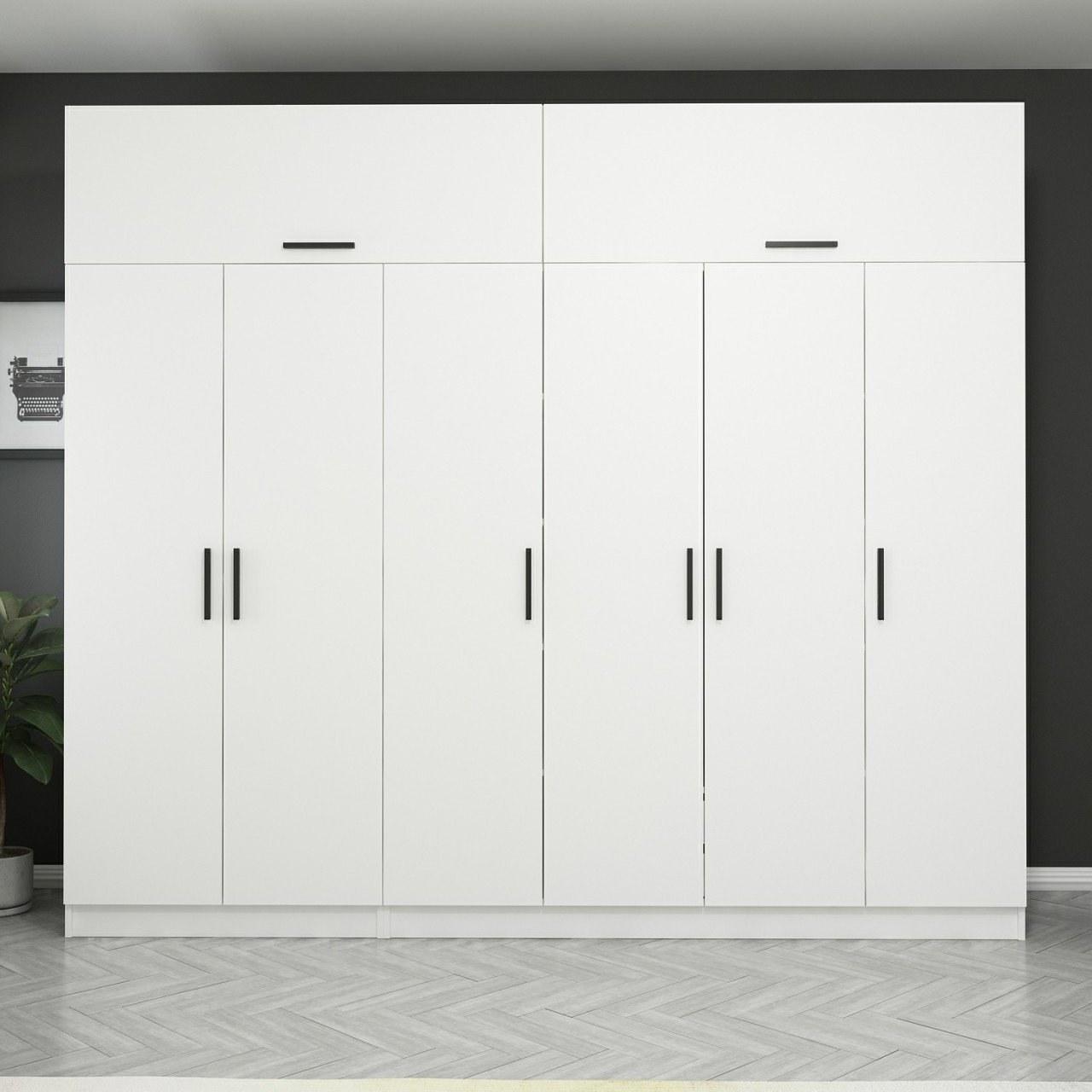 Hanah home Ormar Kale 270x235x52cm Bijeli