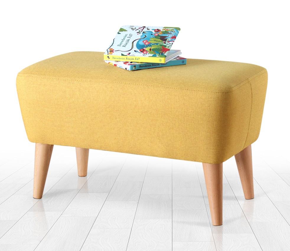 Atelier del Sofa Tabure 61x33x32cm, Žuta