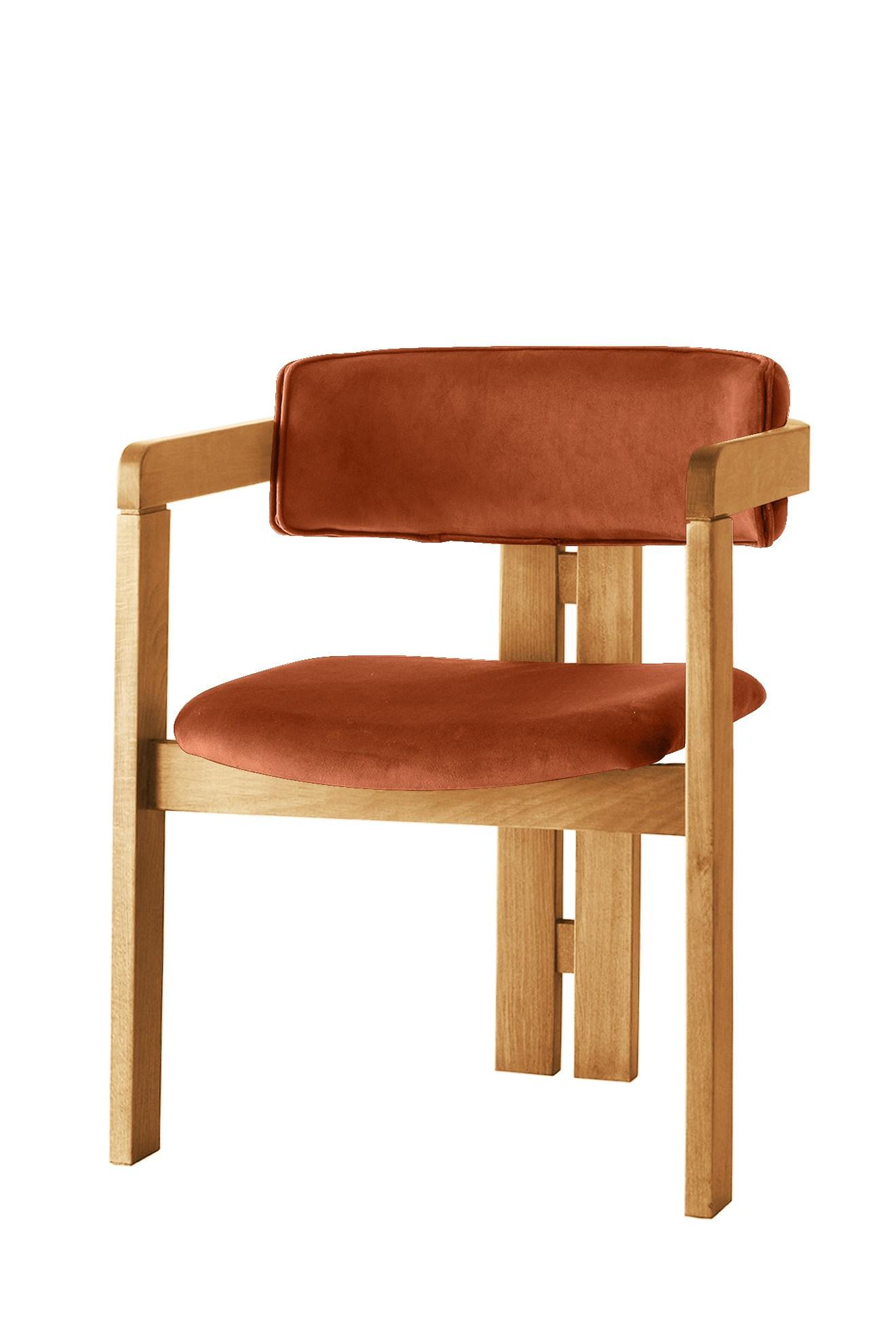 Hanah Home Trpezarijska stolica 58x76x49cm Hrast-Bronzana